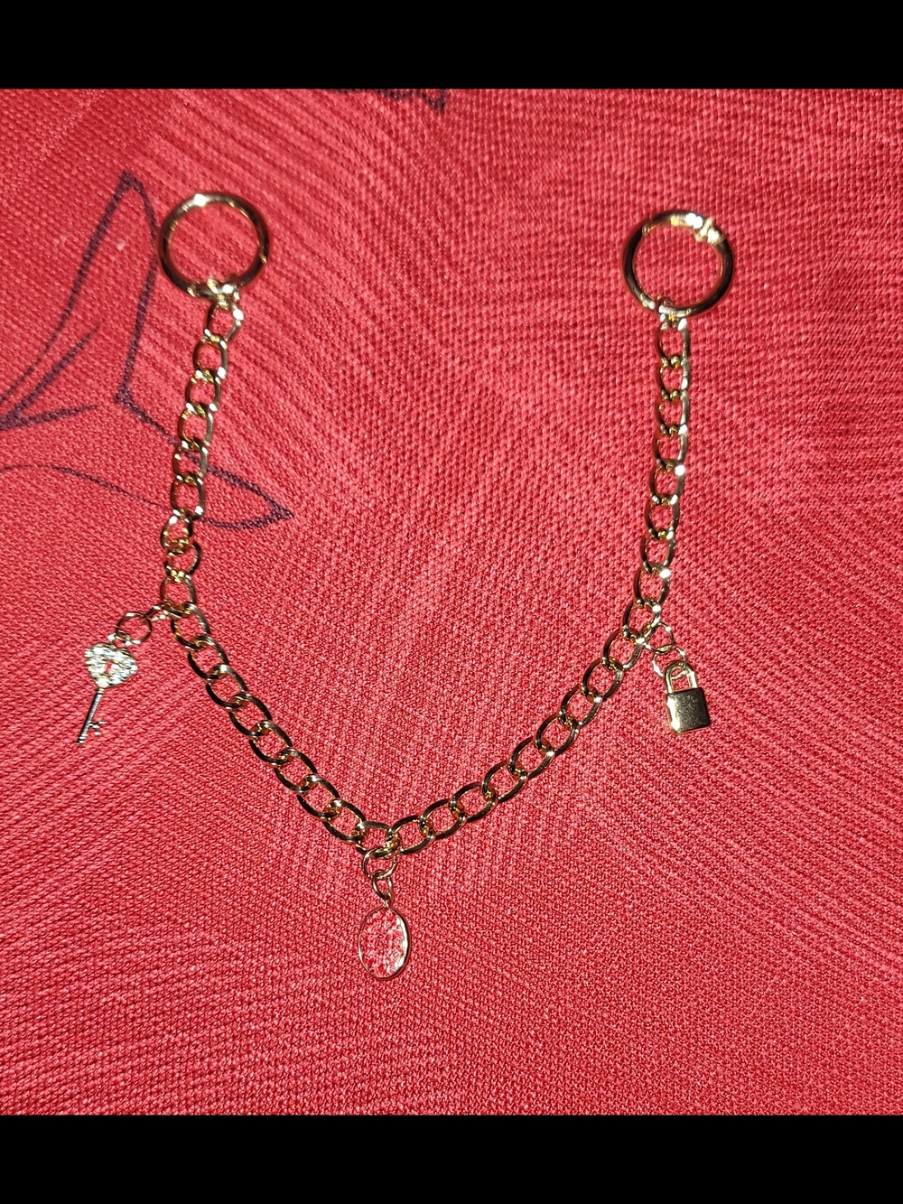 Gold-Tone  Chain With Charms For Your Bags